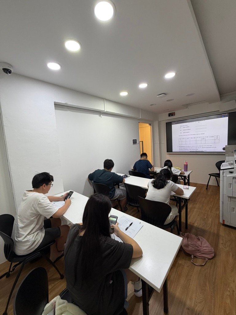 A Maths class in session at the Kovan centre